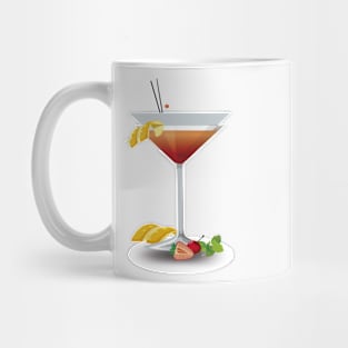 Cocktail  de fresa y limón Mug